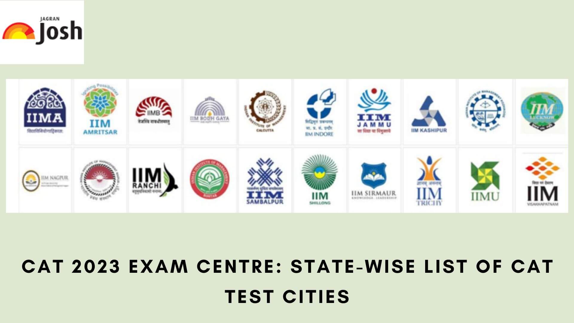 CAT 2023 Exam Centre Statewise List of CAT Test Cities